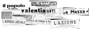 I giornali di Valenza