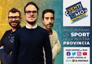 Calcio, basket e molto altro: scatta “Venticinquesimo minuto”