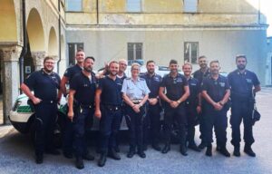 La Polizia Locale di Valenza ad Arona per le Frecce Tricolori
