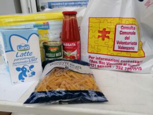 Valenza è generosa: raccolti oltre 2600 kg di generi di prima necessità