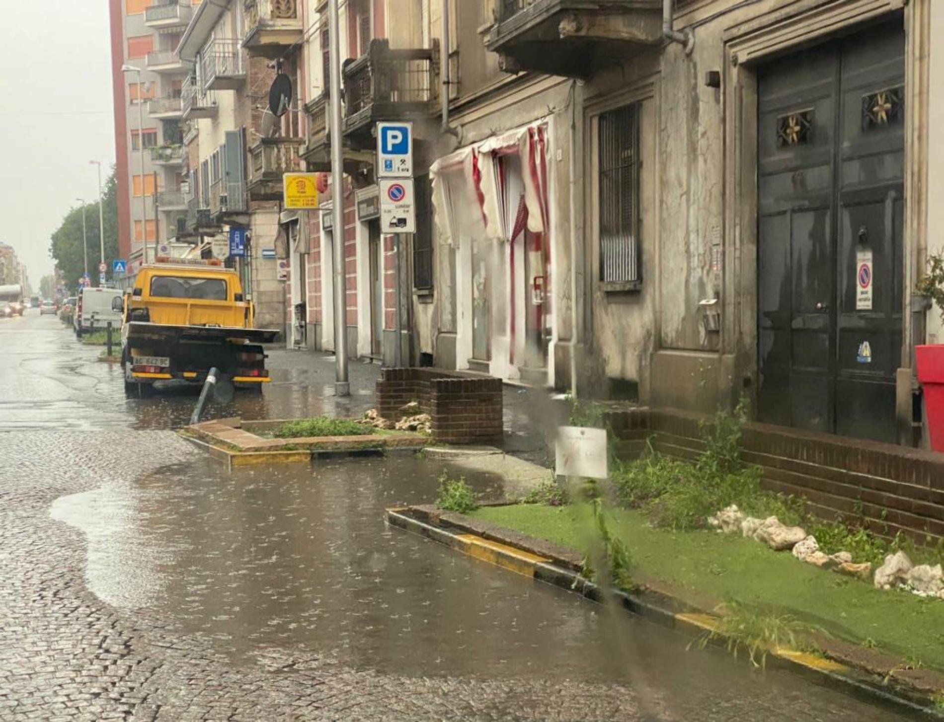 Alessandria: allagamenti al rione Cristo, i video dei lettori