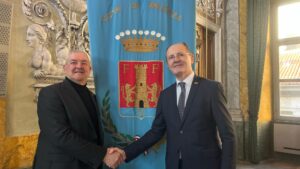 Il deputato serbo Jovan Palalić in visita a Valenza