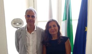 Valenza, Marina Baiardi ricevuta da Diego Malagrino